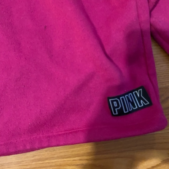 PINK Hoodie Crop Top size large (FU) - Picture 6 of 12